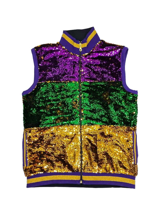 Krewe Sequin Vest